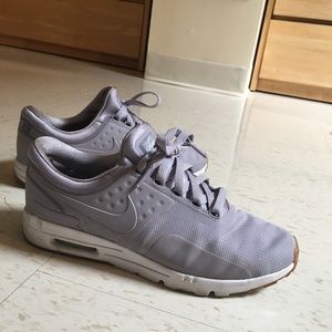 Purple Nike Air Max shoes